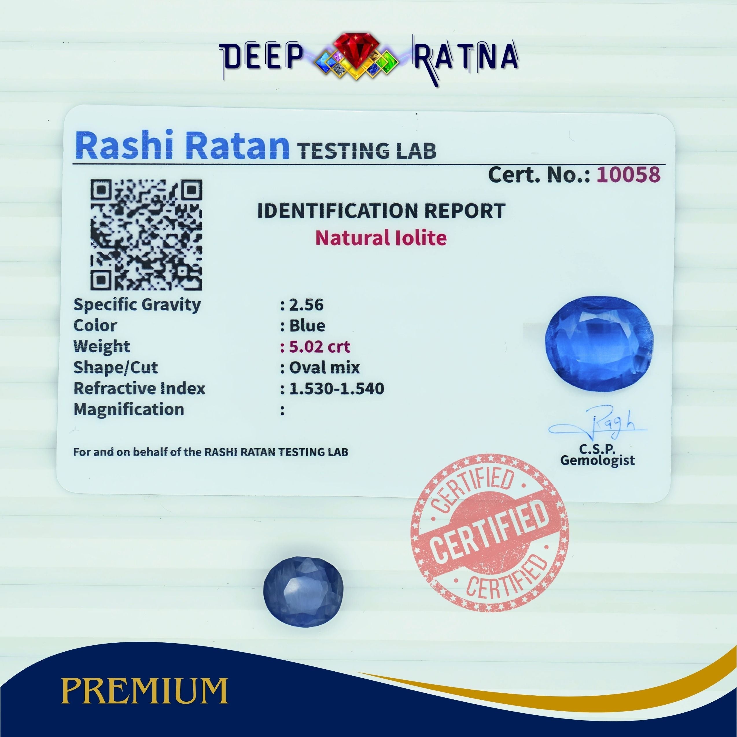 Lolite 5.02 Carat (Africa)