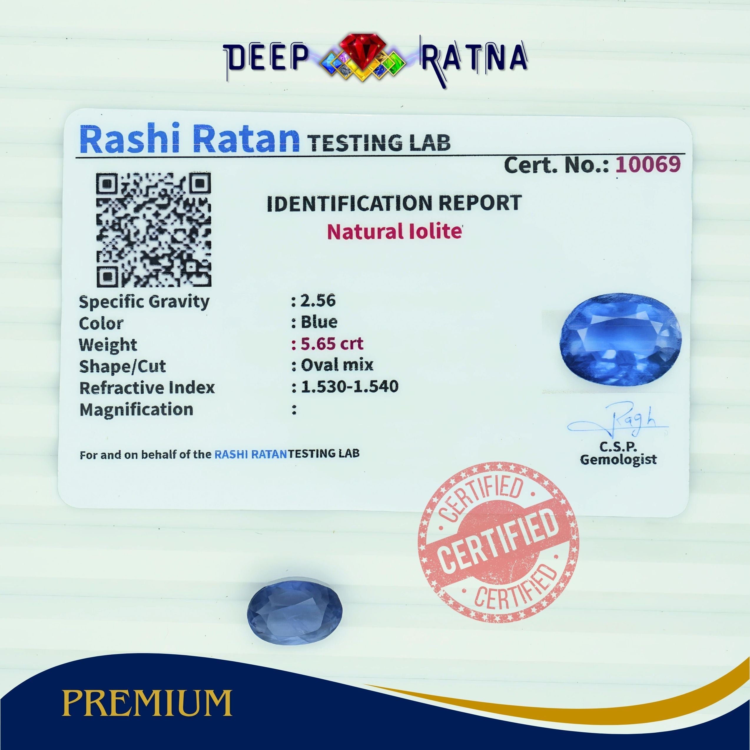 Lolite 5.65 Carat (Africa)