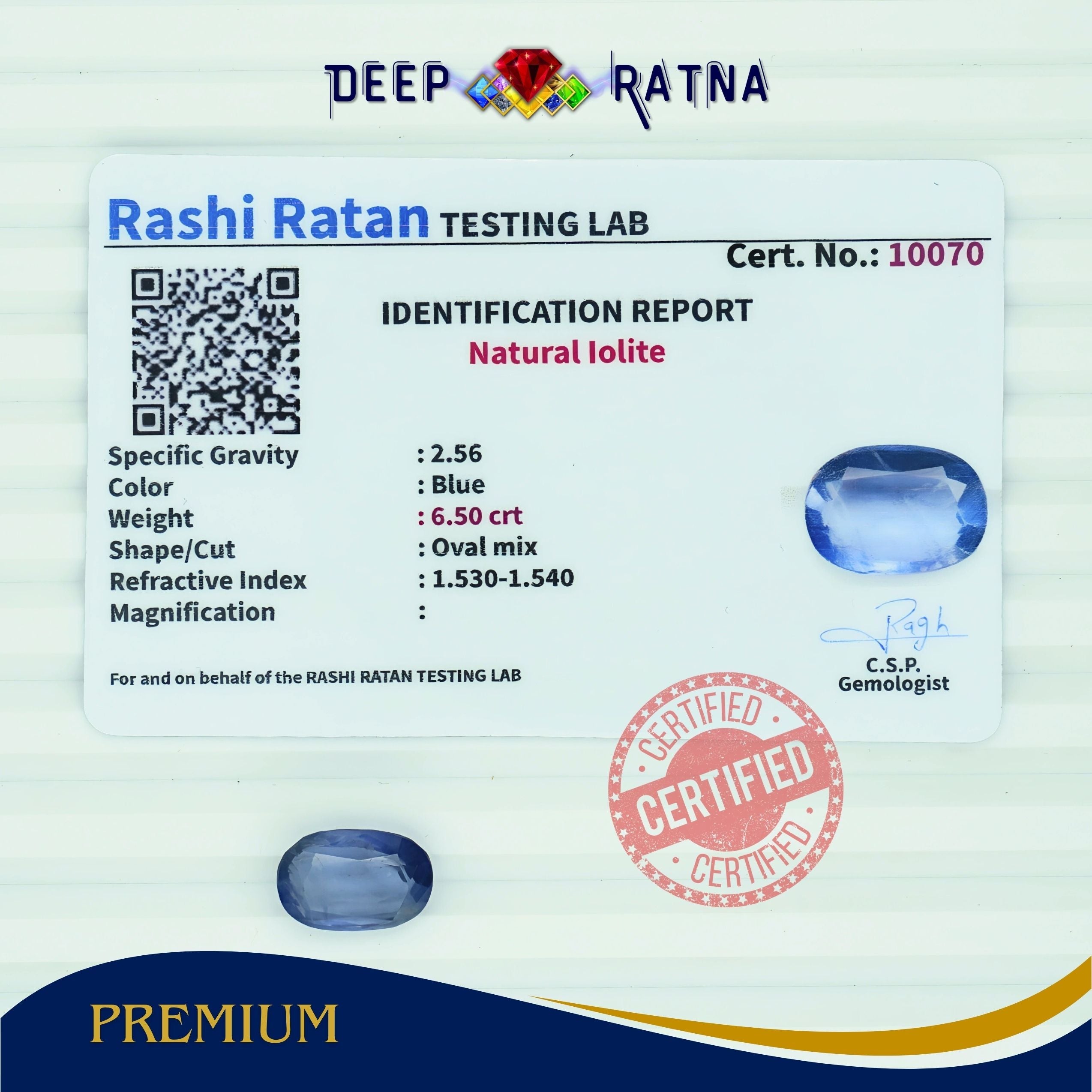 Lolite 6.50 Carat (Africa)