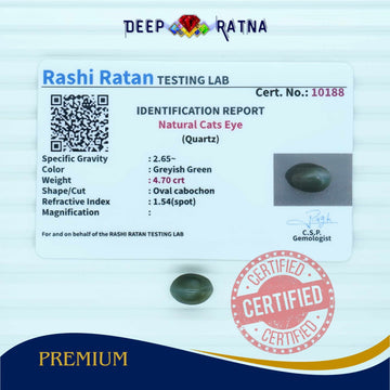 Cats Eye 4.7 Carat (Indian)