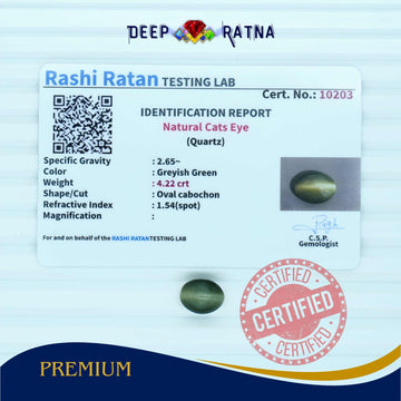 Cats Eye 4.22 Carat (Indian)