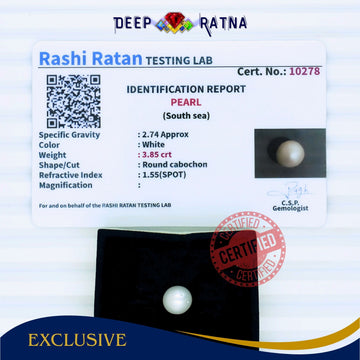 South Sea Pearl 3.85 Carat Cultured