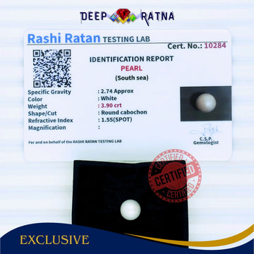 South Sea Pearl 3.90 Carat Cultured