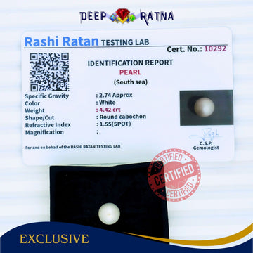 South Sea Pearl 4.42 Carat Cultured