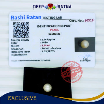 South Sea Pearl 3.78 Carat Cultured
