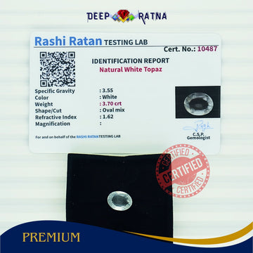 White Topaz 3.70 Carat