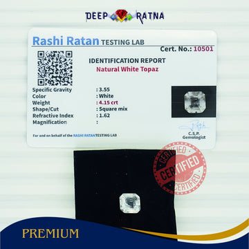 White Topaz 4.15 Carat