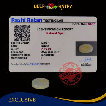 Single Fire Opal 4.70 Carat (Doublet)