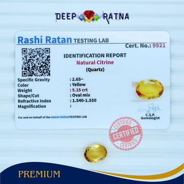 Citrine 5.15 Carat (Brazil)