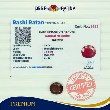 Hessonite 7.61 Carat (Africa)