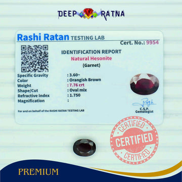 Hessonite 7.76 Carat (Africa)