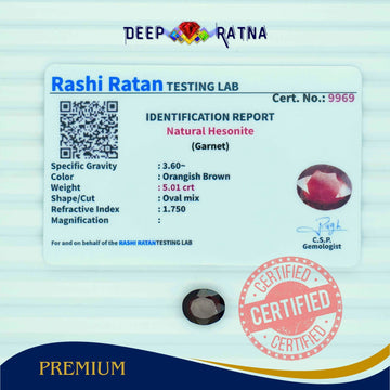 Hessonite 5.01 Carat (Africa)