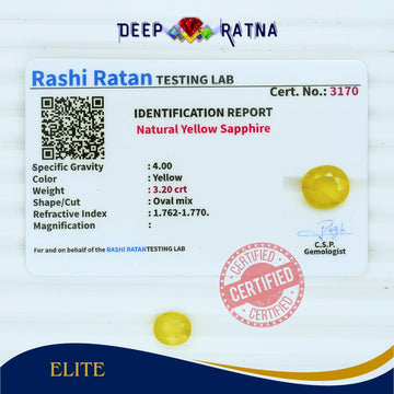 Yellow Sapphire 3.20 Carat (Thailand)