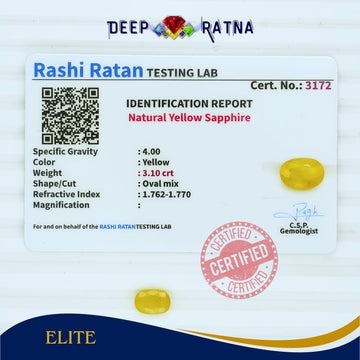 Yellow Sapphire 3.10 Carat (Thailand)