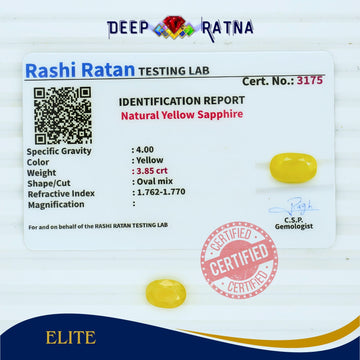 Yellow Sapphire 3.85 Carat (Thailand)