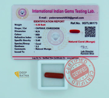 Red Coral 4.10 Carat (Italian)
