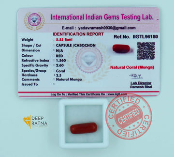 Red Coral 5.06 Carat (Italian)
