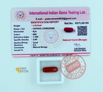 Red Coral 5 Carat (Italian)