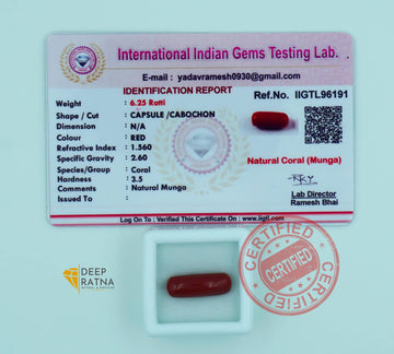 Red Coral 5.67 Carat (Italian)