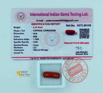 Red Coral 5.94 Carat (Italian)