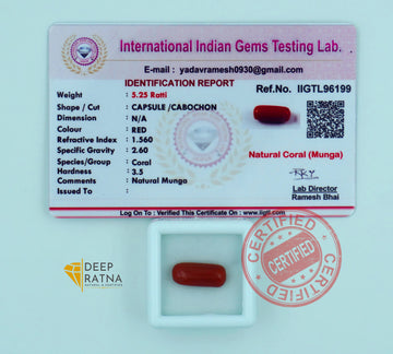 Red Coral 4.76 Carat (Italian)