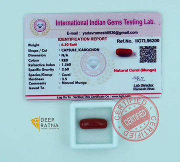 Red Coral 5.92 Carat (Italian)