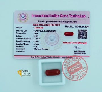 Red Coral 6 Carat (Italian)