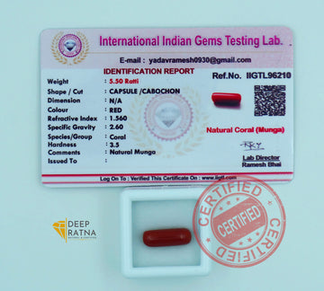 Red Coral 5.02 Carat (Italian)