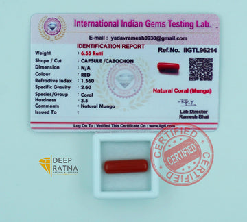 Red Coral 5.94 Carat (Italian)