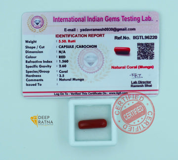 Red Coral 5.02 Carat (Italian)