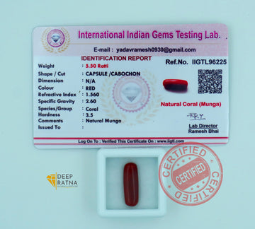Red Coral 5.04 Carat (Italian)