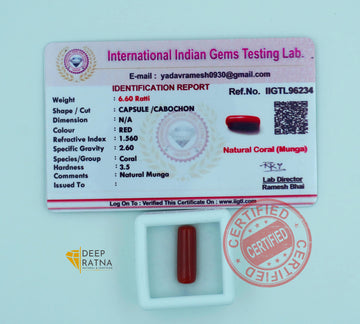 Red Coral 6 Carat (Italian)