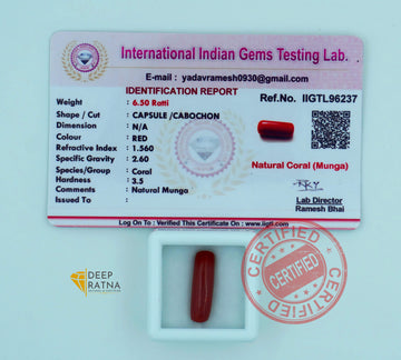 Red Coral 5.96 Carat (Italian)