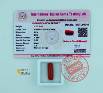 Red Coral 5.46 Carat (Italian)