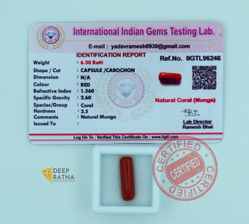 Red Coral 5.75 Carat (Italian)