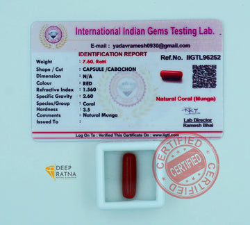 Red Coral 6.90 Carat (Italian)
