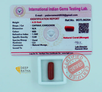 Red Coral 5.97 Carat (Italian)