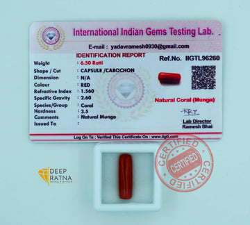 Red Coral 5.91 Carat (Italian)