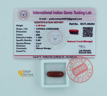Red Coral 4.82 Carat (Italian)