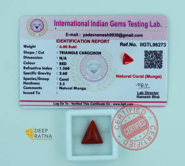 Red Coral 5.40 Carat (Italian)
