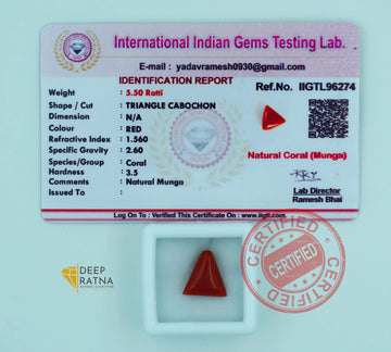 Red Coral 5.02 Carat (Italian)