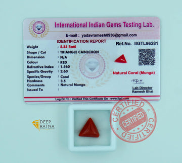 Red Coral 5.05 Carat (Italian)