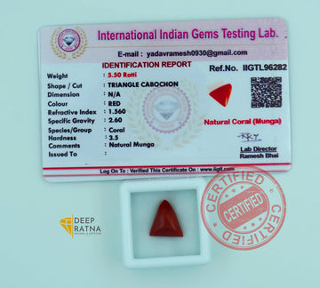 Red Coral 4.95 Carat (Italian)