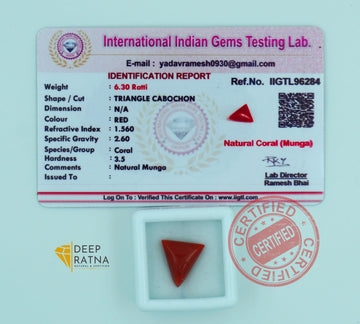 Red Coral 5.73 Carat (Italian)