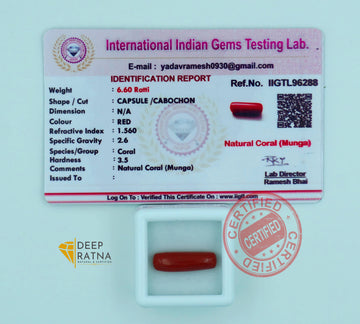 Red Coral 6.01 Carat (Italian)