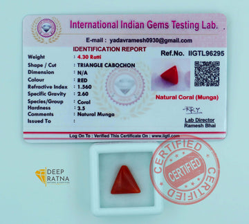Red Coral 3.91 Carat (Italian)