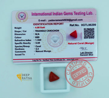 Red Coral 3.68 Carat (Italian)