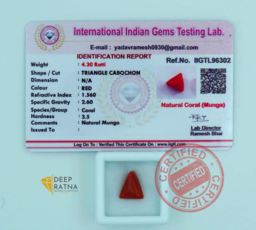 Red Coral 3.95 Carat (Italian)