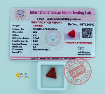 Red Coral 3.60 Carat (Italian)