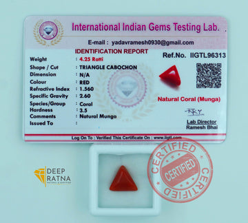 Red Coral 3.90 Carat (Italian)